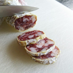 白カビのサラミ